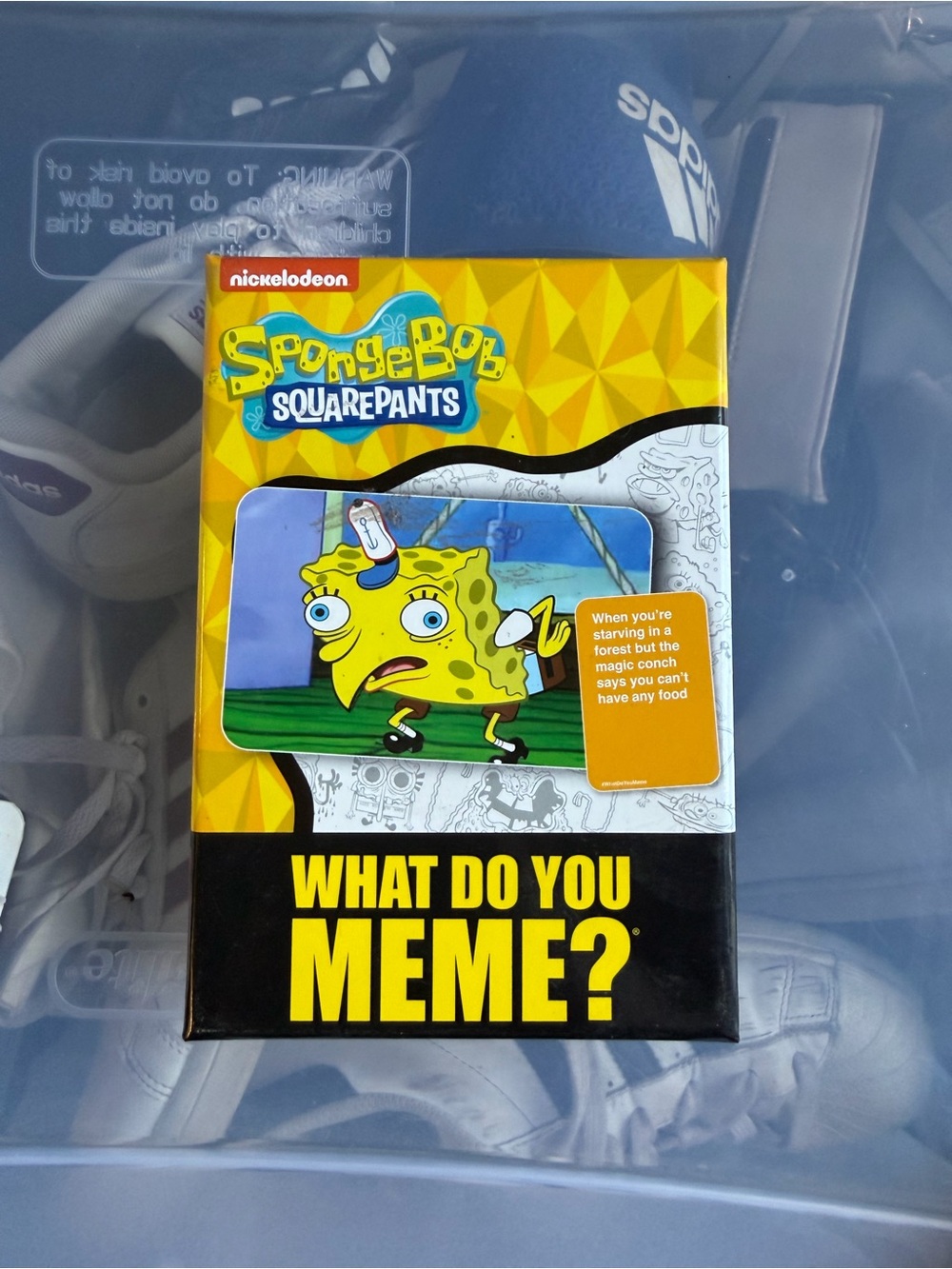 Nickelodeon SpongeBob Yellow & Green Party Card Game